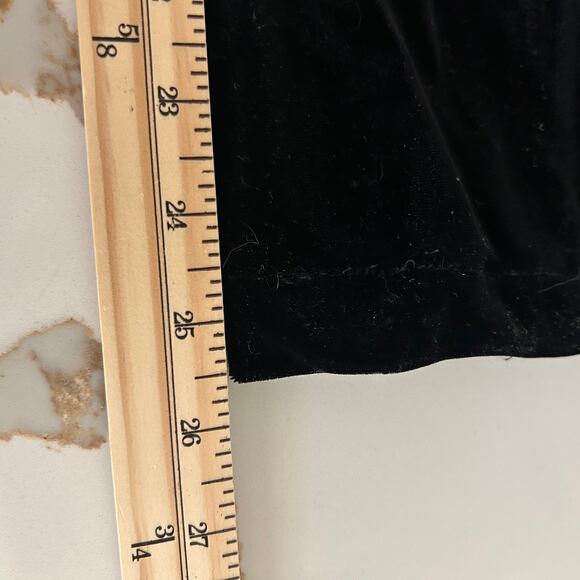 Caren Desiree Company CDC Jumpsuit Velvet SZ6 Sleeveless Zip Back Wide Leg - Picture 10 of 12